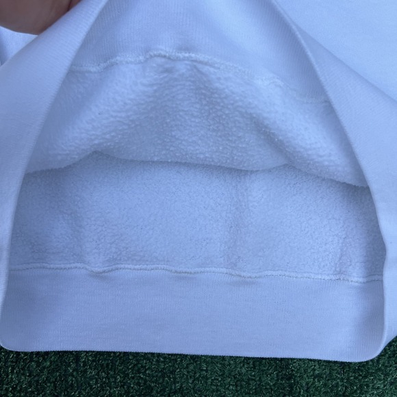 VTG Russell Athletic Sweatshirt Mens Large White Boxy West Penn Open Tennis 90s - Picture 10 of 11